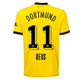 Borussia Dortmund Marco Reus #11 Replika Hjemmebanetrøje 2023-24 Kortærmet